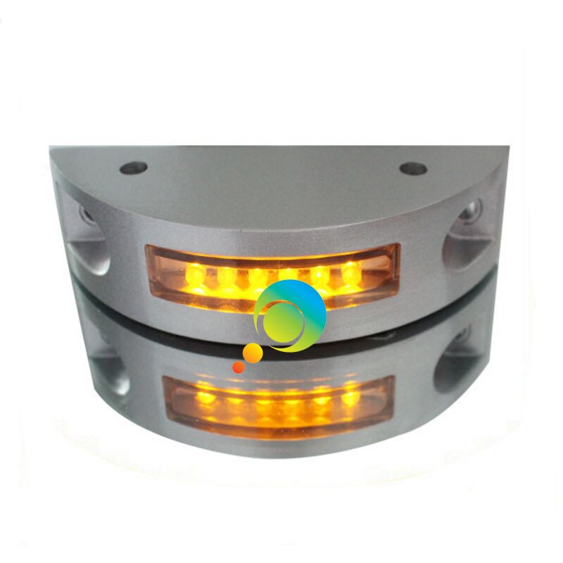IP68 flash mode semicircle road reflector blue LED flashing light solar power aluminum road stud marker