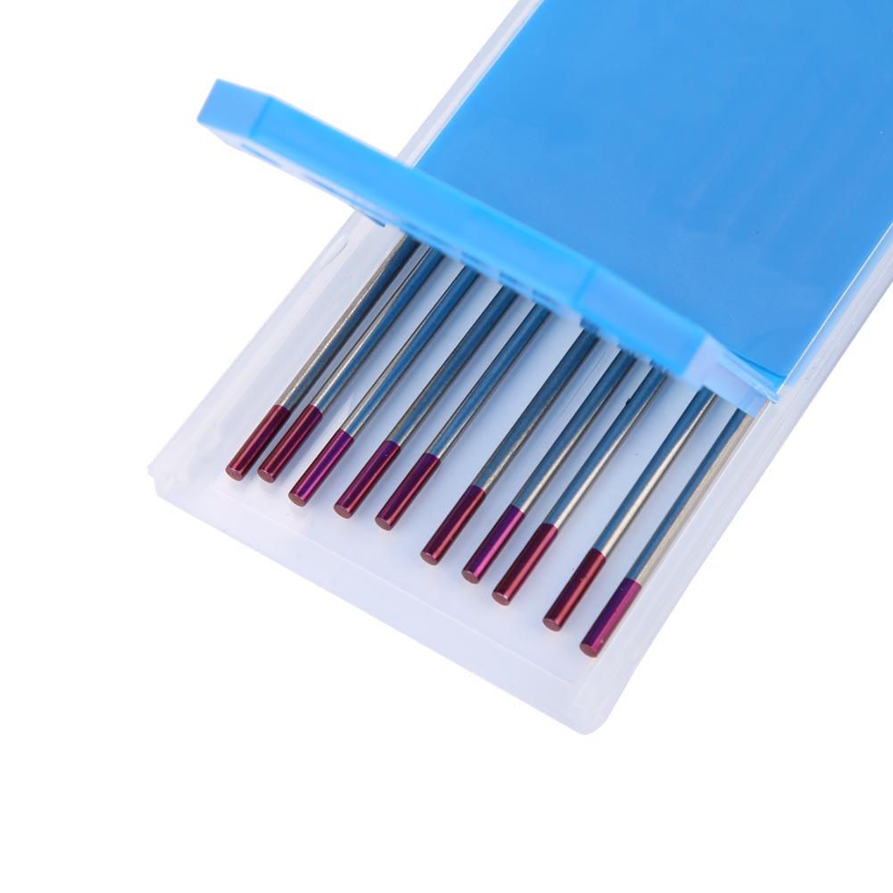 Composite Wolfram Elektrode Tig Schweißen Composite Wolfram Elektroden 2,4*175mm (WES Lila) 10-Pack