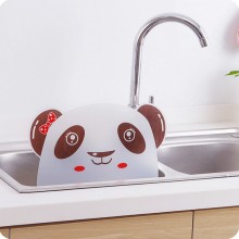 Cartoon Vorm Water Splash Guard Baffle Board Sucker Wastafel Sink Boord Keuken Gadgets Ondoordringbare Water Baffle Plaat: panda