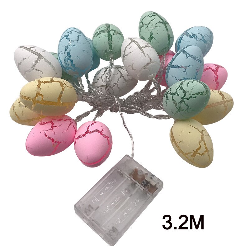 Easter Egg String Lights Led Light For Easter Day Party Decoration Supplies LED lamp light Decoration 1.8/3.3/4.8m Light String: 3.2m