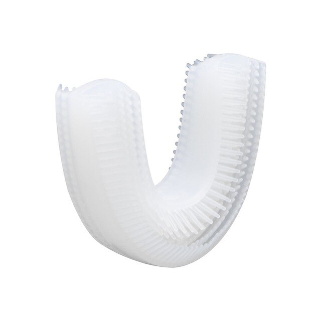 360 degrés Intelligent brosse à dents électrique U Type automatique brosse à dents sonique USB charge dent dents blanchissant la lumière bleue: Brushhead