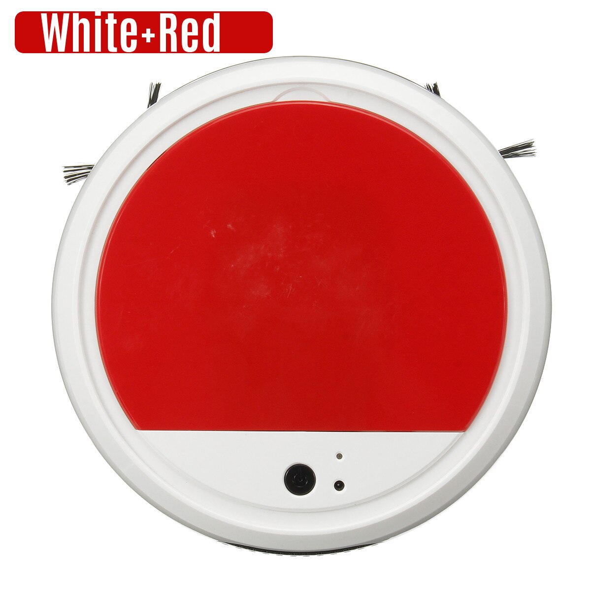 4IN1 Rechargeable Dry Wet Sweeping Smart Robot Multifunctional Vacuum Cleaner Dust Floor Sweeper Machine For Home: Red and white
