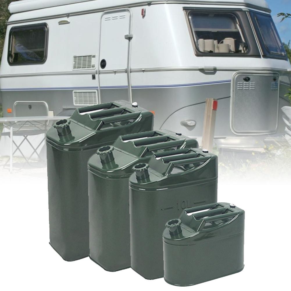 Upgrade Thicker 30L Gasoline Car Diesel Fuel Tank Can Metal Iron Oil Drum Gasoline Spare Barrel Car Motorcycle Accessories