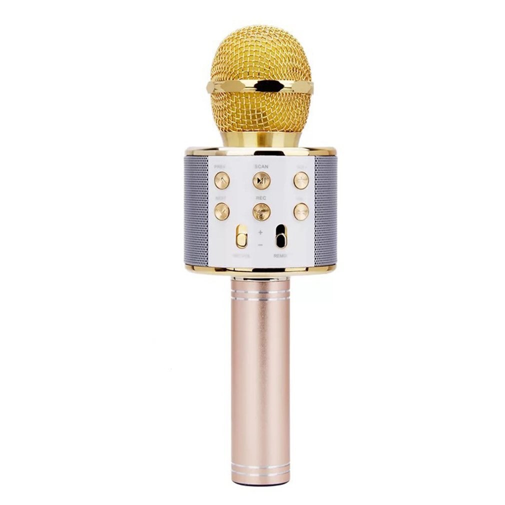 ！Bluetooth Karaoke Microphone Wireless Microphone Professiona Speaker Handheld Microfone Player Singing Recorder Mic: 5