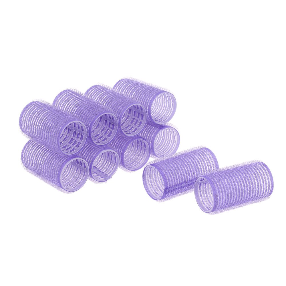 10pcs Large Self Grip Hair Rollers Pro Salon Hairdressing Curlers Multi Size Hair Salon tool