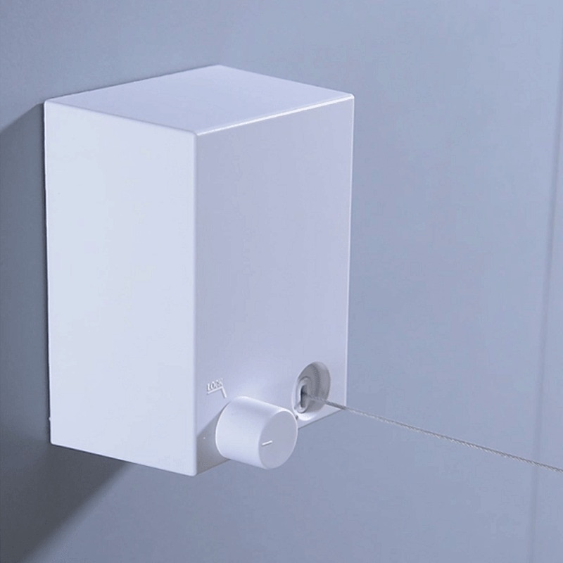 Clothesline Wall Stretch Washing Cloth Line Retractable Outdoor Indoor Dryer Laundry Hanger Contraction Bathroom Accessories