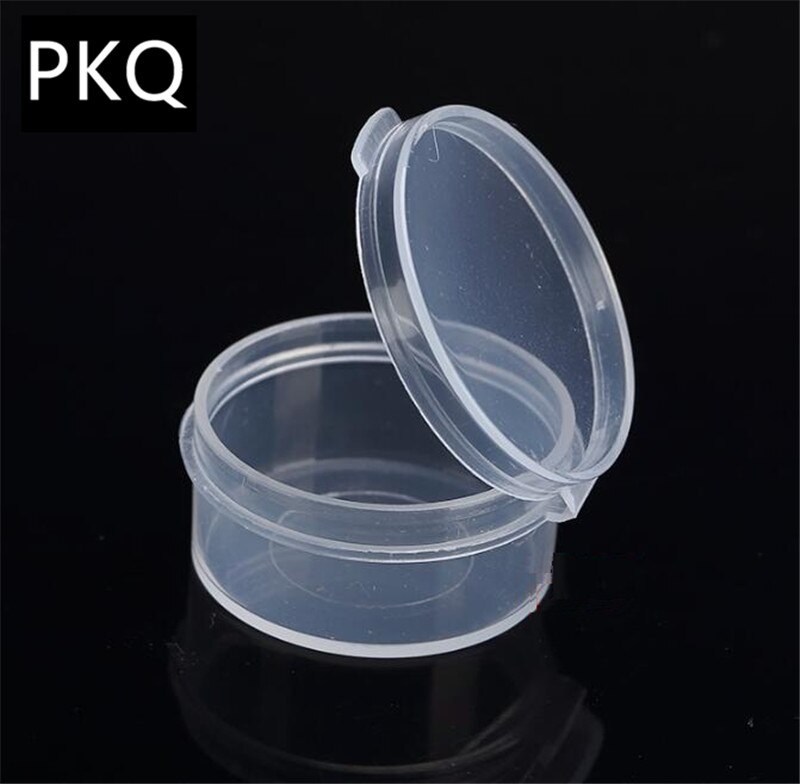 11 sizes Round Plastic Box PP Transparent Packing Box Diamond Painting Accessory Jewelry Box Organizer Small Plastic Storage Box: 2.7x1.4cm