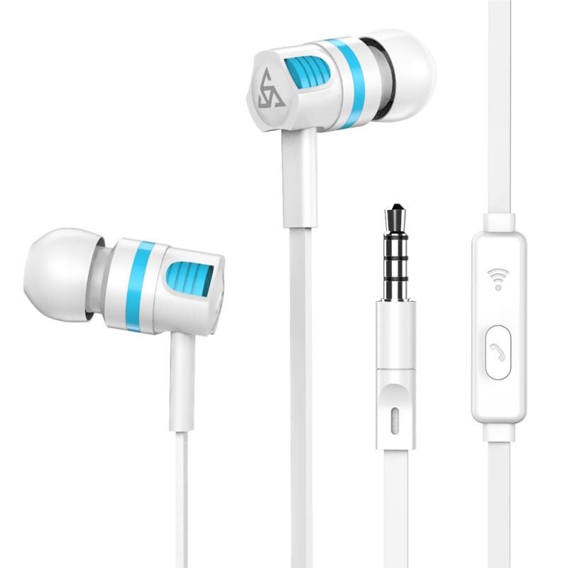 T2 Wired In-Ear Oortelefoon, Geluid, headset Met Microfoon Voor Computer Laptop Mobiele Telefoon Met 3.5Mm Koptelefoon Jack