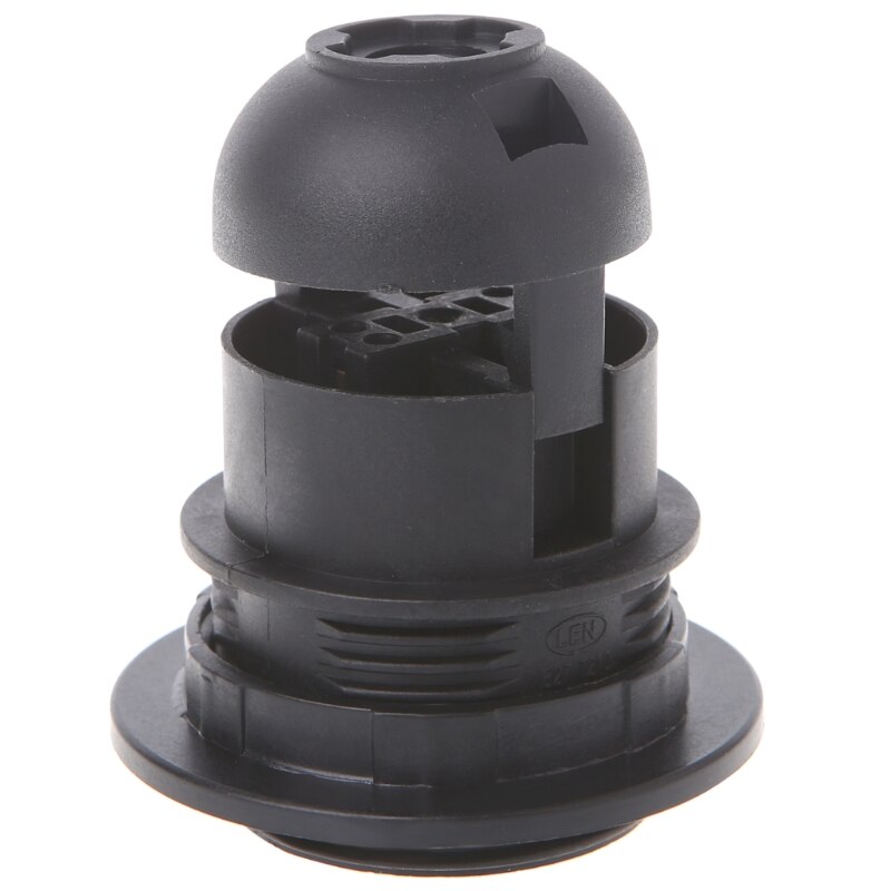 Portalámparas E27, Bombilla Edison, casquillo de rosca blanco/Negro, lámpara de techo colgante