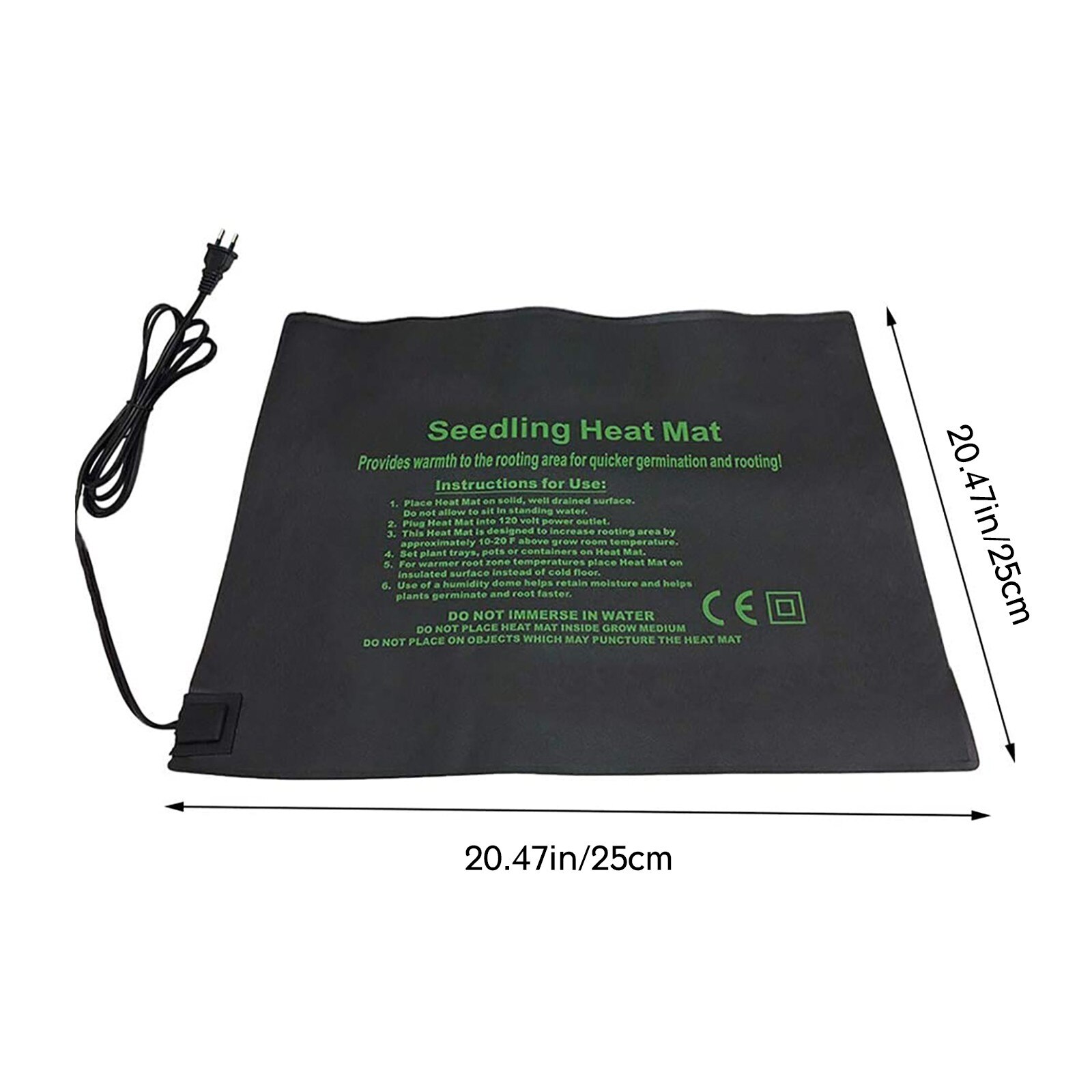 40# Heating Pad Waterproof And Durable Germination Indoor Home Gardening Durable Hydroponic Heating Pad Mat For Seed Mats