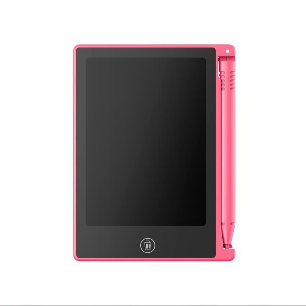 LCD Writing Tablet 4.5 inch Digital Drawing Electronic Handwriting Pad Message Graphics Writing Board Children 1PCS: Pink