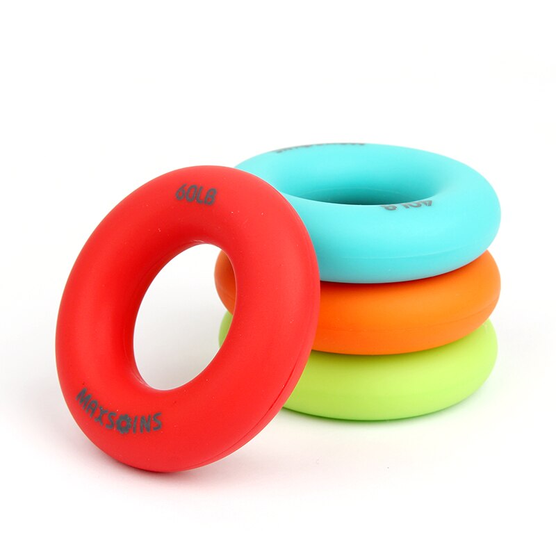 O Hand Gripper Grip Silicone Ring Hand Resistance Band Finger Stretcher-Exercise for Forearm Wrist Training Carpal Hand Expander