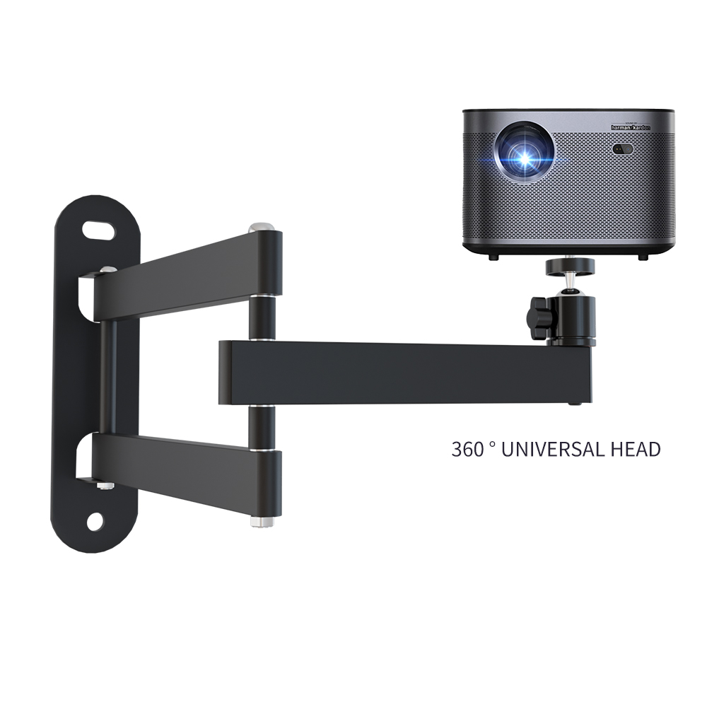 Photography Studio Boom Arm Wall Mount for Video Strobe Lights Max Length Horizontal and Vertical Rotatable Punch Required