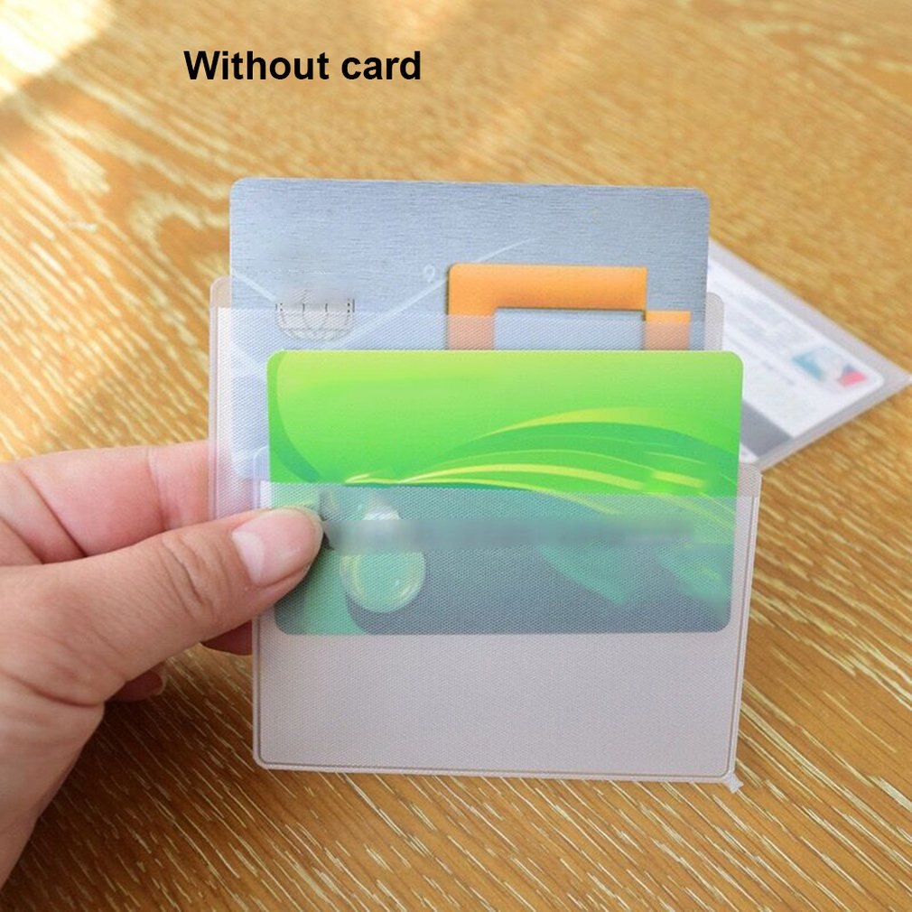 1 pc Transparent Matte Anti-magnetic Bank Card Sets Ic Card Sets Id Card Sets Bus Card Sets Membership Card Sets