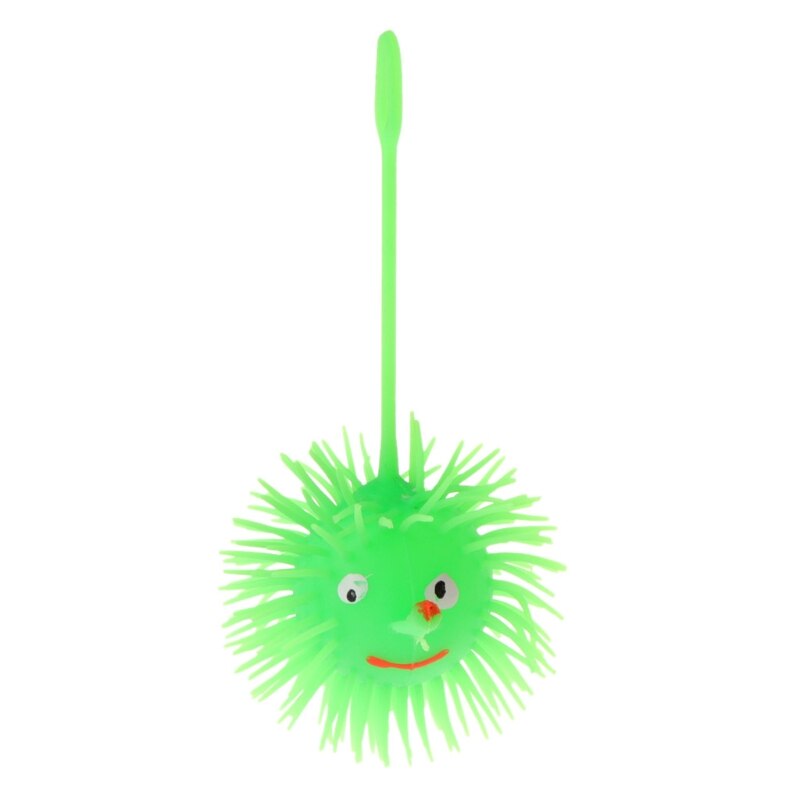 Boule de hérisson créative anti-Stress Long nez drôle clignotant Smiley jouet Q22D
