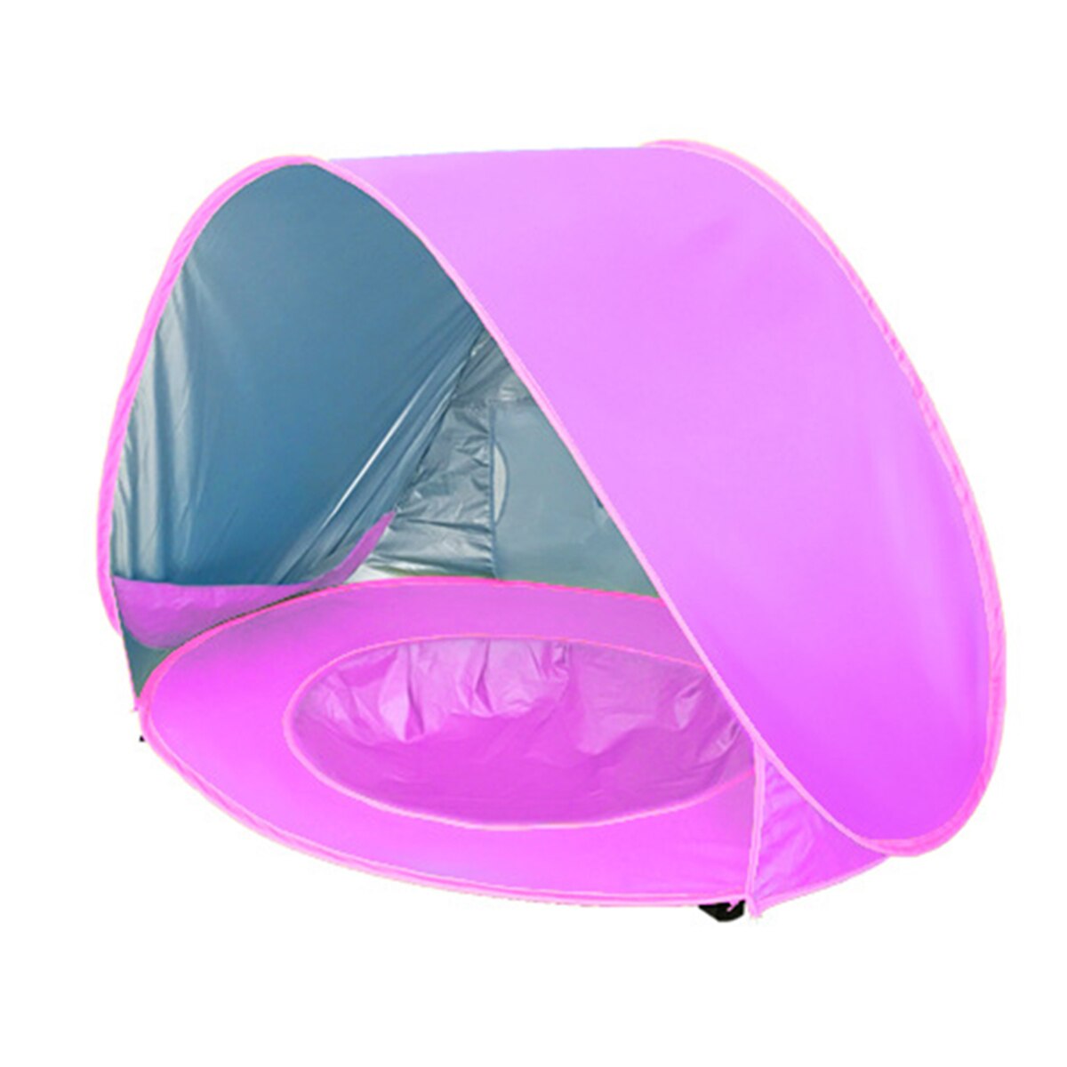 Outdoor Indoor Baby Beach Tent Children Waterproof sun Awning Tent Kid Camping Sunshade BeachUV-protecting Sunshelter with Pool: Pink