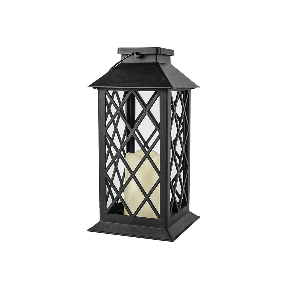 Retro Courtyard Decoration Oval Shape Solar Light Hollow Chinese Light Auspicious Lantern Metal Style Garden Wind Outdoor