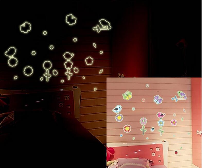1 Set Mond Sterne Glow In The Dark Spielzeug Leuchtende Aufkleber DIY Kid Schlafzimmer PVC Aufkleber Hause Spielzeug für Kinder kinder Weihnachten: Y0008