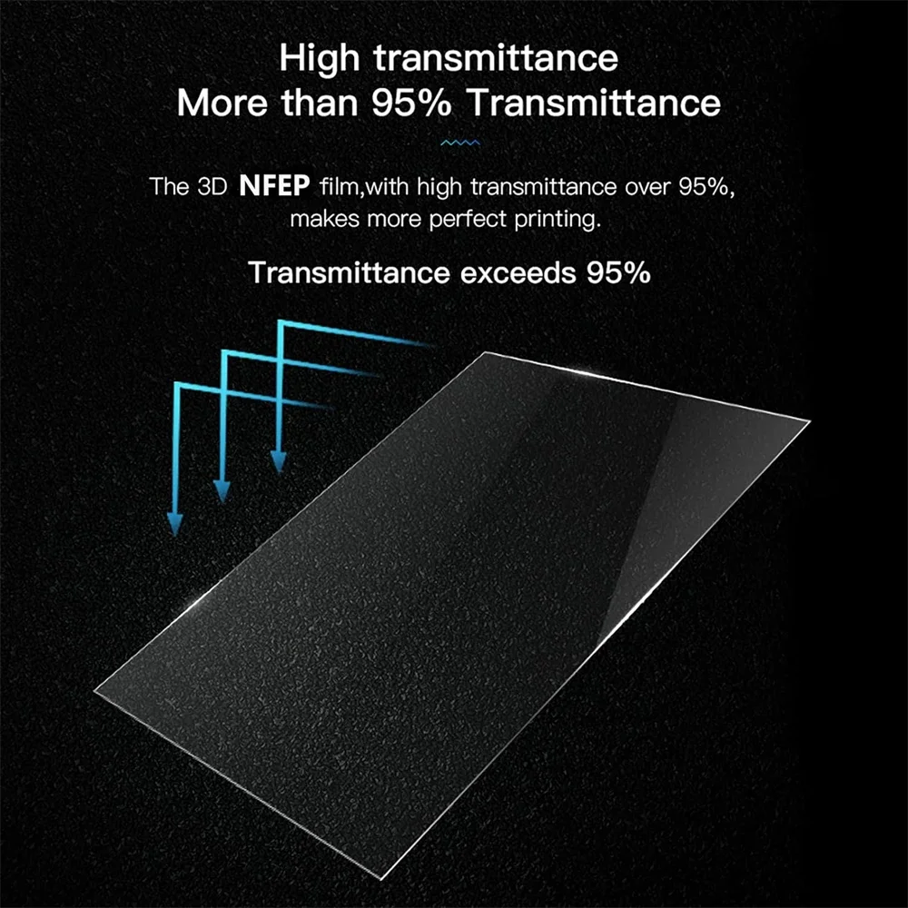 10.1 Inch NFEP Film 280x200x0.127mm PFA Film For ELEGOO Saturn 4 Ultra Saturn 3 Ultra Saturn 2 LCD 3D Printer Parts Accessories