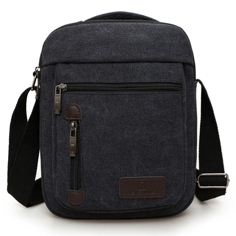 Men's Messenger Bag Crossbody Shoulder Bags Travel Bag Man Purse Small Sling Pack For Work Business Man Bag: black