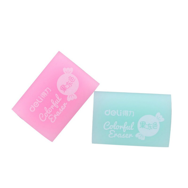 Deli Gum Pupil Kawaii Kleurrijke Gomas De Borrar Student Schrijven Schilderen Gum Art Tekening Rubber Schrijven Correctie Supplies