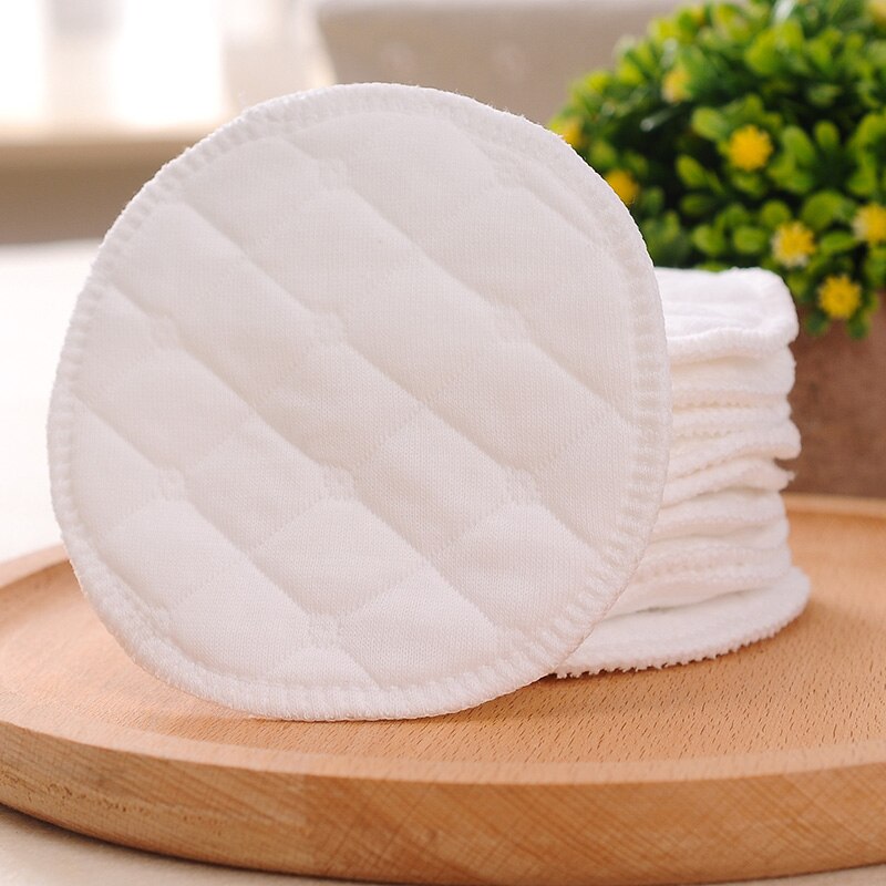 Almohadillas de lactancia reutilizables para mujeres embarazadas, almohadillas de pecho lavables, suaves y absorbentes, impermeables, 12 Uds.