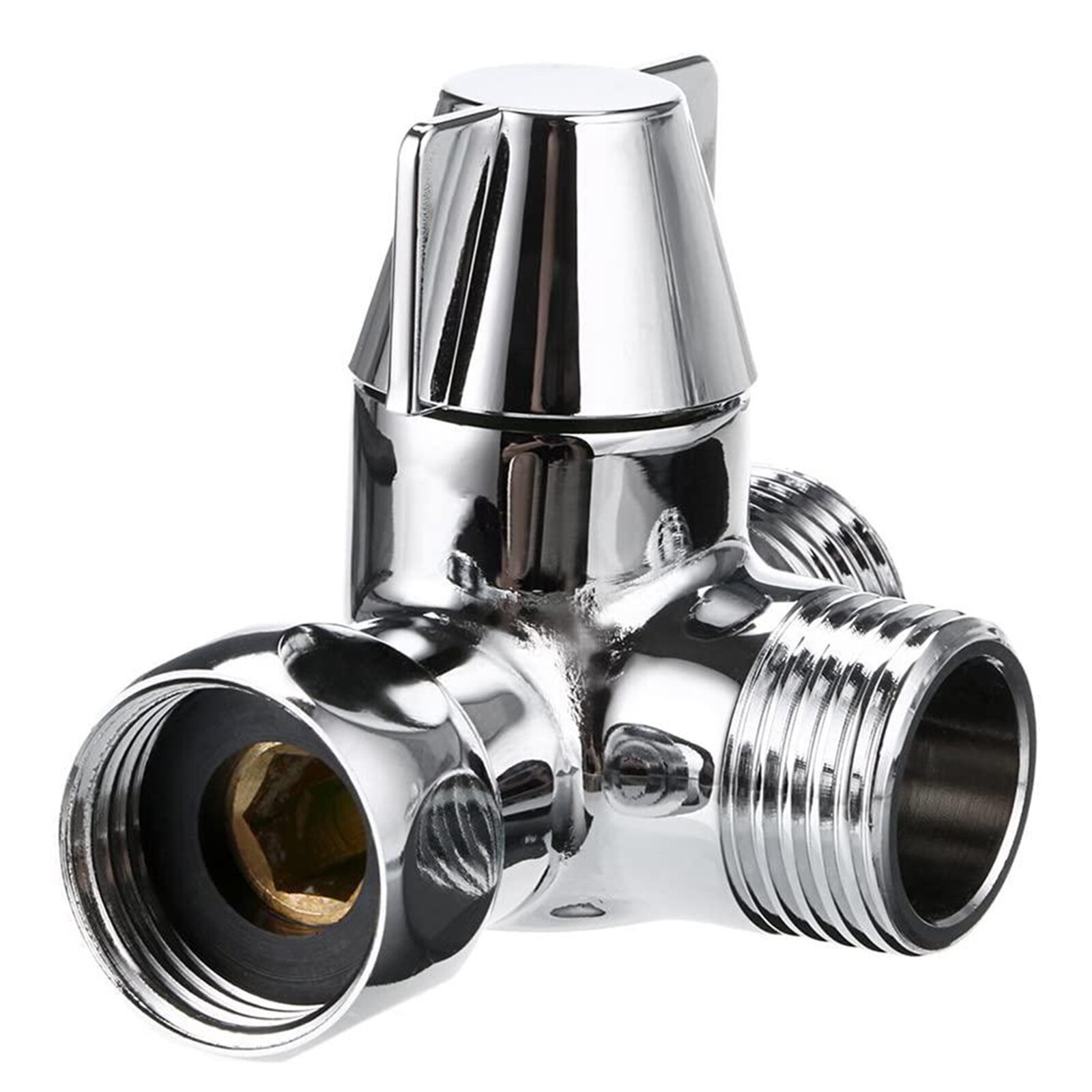 Switch Faucet Adapter 3 Ways Kitchen Sink Splitter Diverter Valve Water Tap Connector For Toilet Bidet Shower Kichen Accessories