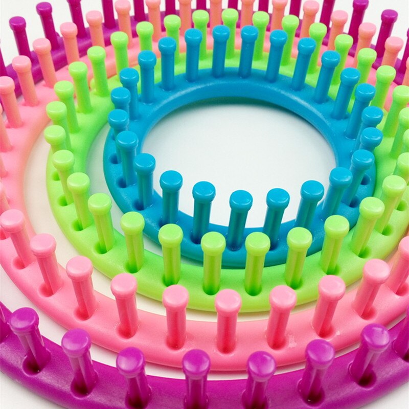 4 Size/set Classical Round Circle Hat Knitter Knitting Knit Loom Kit 1 Wool Yarn Needle Knit Hobby Knitting Machine Sewing Tools