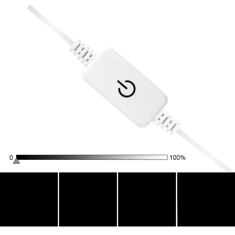 Kit de luces de LED para espejo de tocador de estilo Hollywood con bombillas de luz ajustables, tira de accesorios de iluminación para conjunto de espejo de maquillaje y mesa de tocador