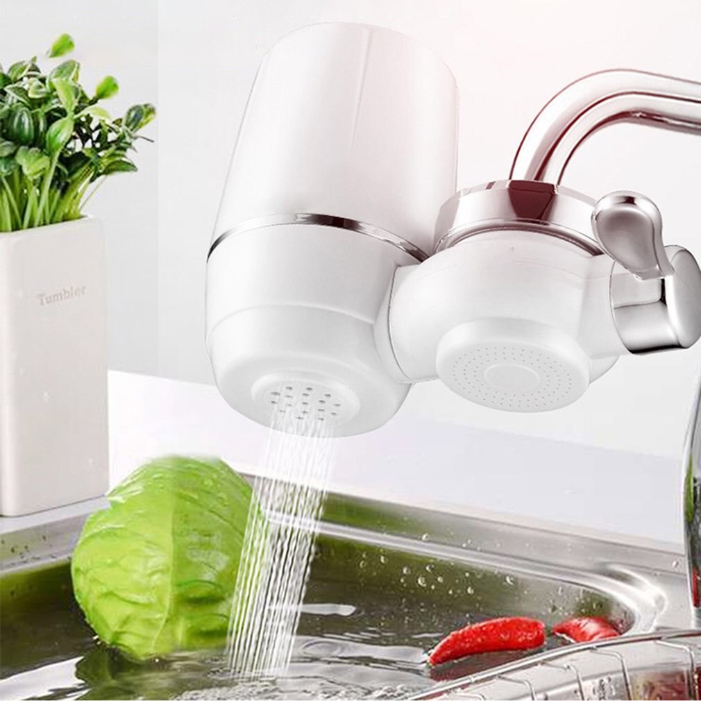 010 Universal Kitchen Water Filter Faucet Healthy Ceramic Cartridge Tap Purifier Cleanable With Switch Home Water Purifier