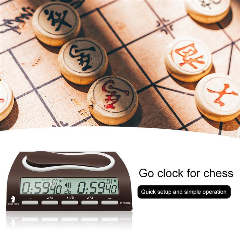 LEAP PQ9903A Chess Clock Digital Count Up Down Electric Game Timer Chess Player Set Handheld Master Reloj Ajedrez Temporizador