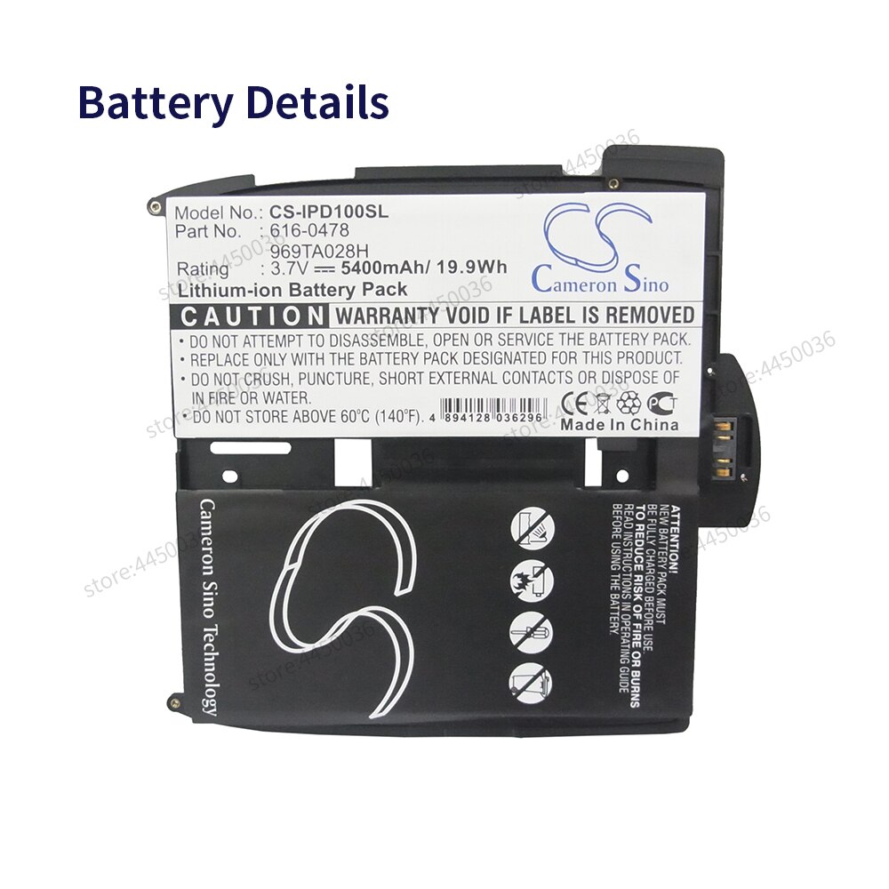 Original Tablet Battery for iPad 5400mAh A1219 A1315 A1337 replacement battery for Apple iPad