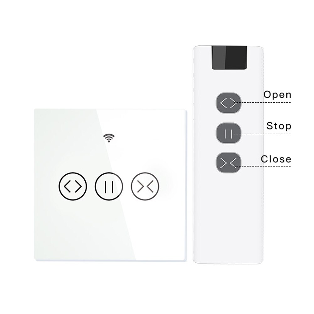 Wifi  rf433 smart touch gardin rullgardiner motoromkopplare tuya smart life app fjärrkontroll fungerar med alexa google home: Kit 1