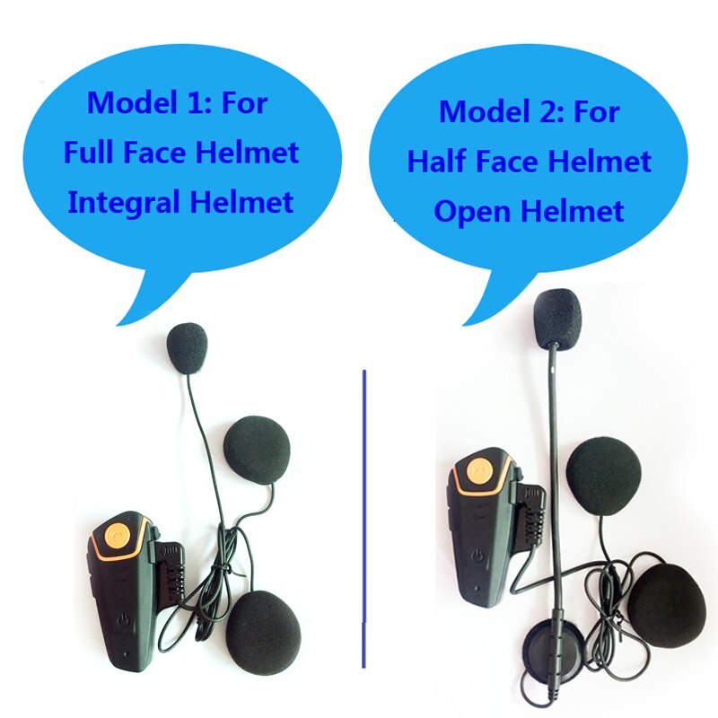 Intercomunicador BT-S2 con Bluetooth para motocicleta, auriculares con FM y MP3, resistente al agua, 1000M