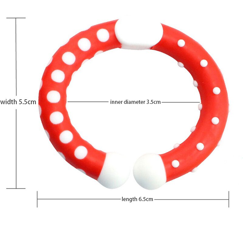 6 Stücke Baby Beißring Ringe Spielzeug Regenbogen Bunte Kauen Zahnbürste Krippe Bett Kinderwagen Hängen 0-12 Monate Lernspielzeug
