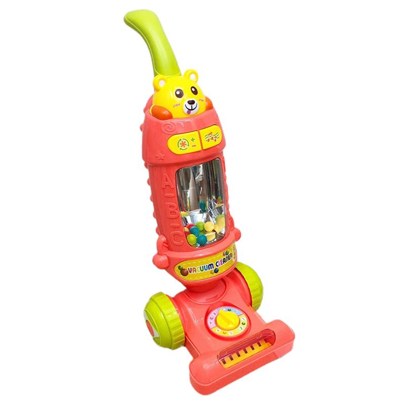 1 unidad aspiradora juguetes de limpieza para niños juguete para juego de imitación Casa de Juego Mini simulación de electrodomésticos Juguetes: Rosa