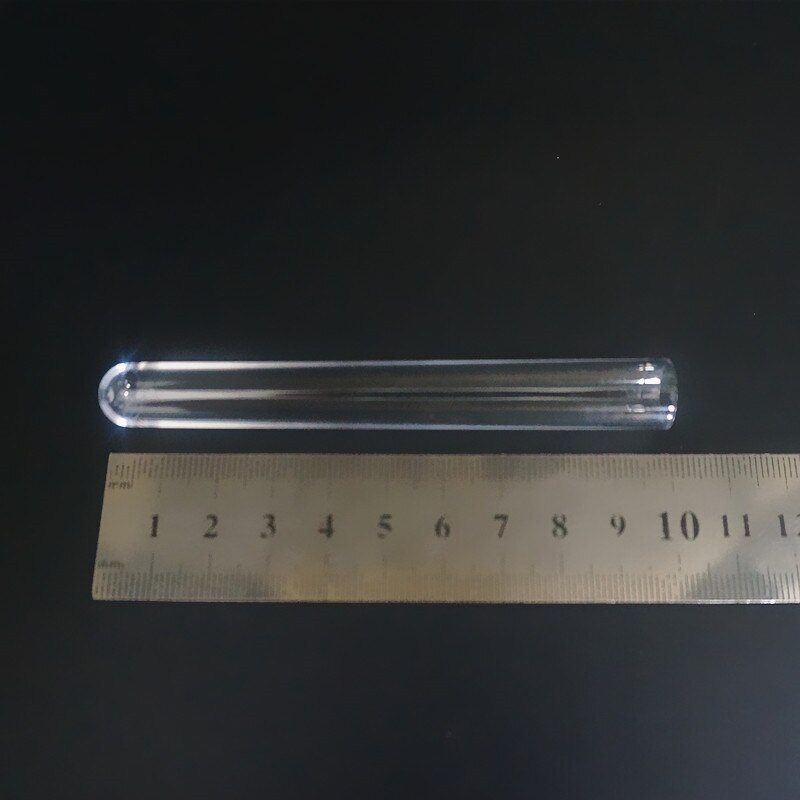 20Pcs 12x100mm Transparent Laboratory Clear Plastic Test Tubes With Corks Caps School Lab Supplies, Wedding Favor Tube