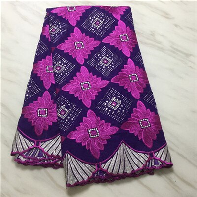 Tissus en dentelle suisse, tissus en coton africain, tissus en dentelle voile de suisse, broderie de , en suisse, style dubaï, 5yards: 4