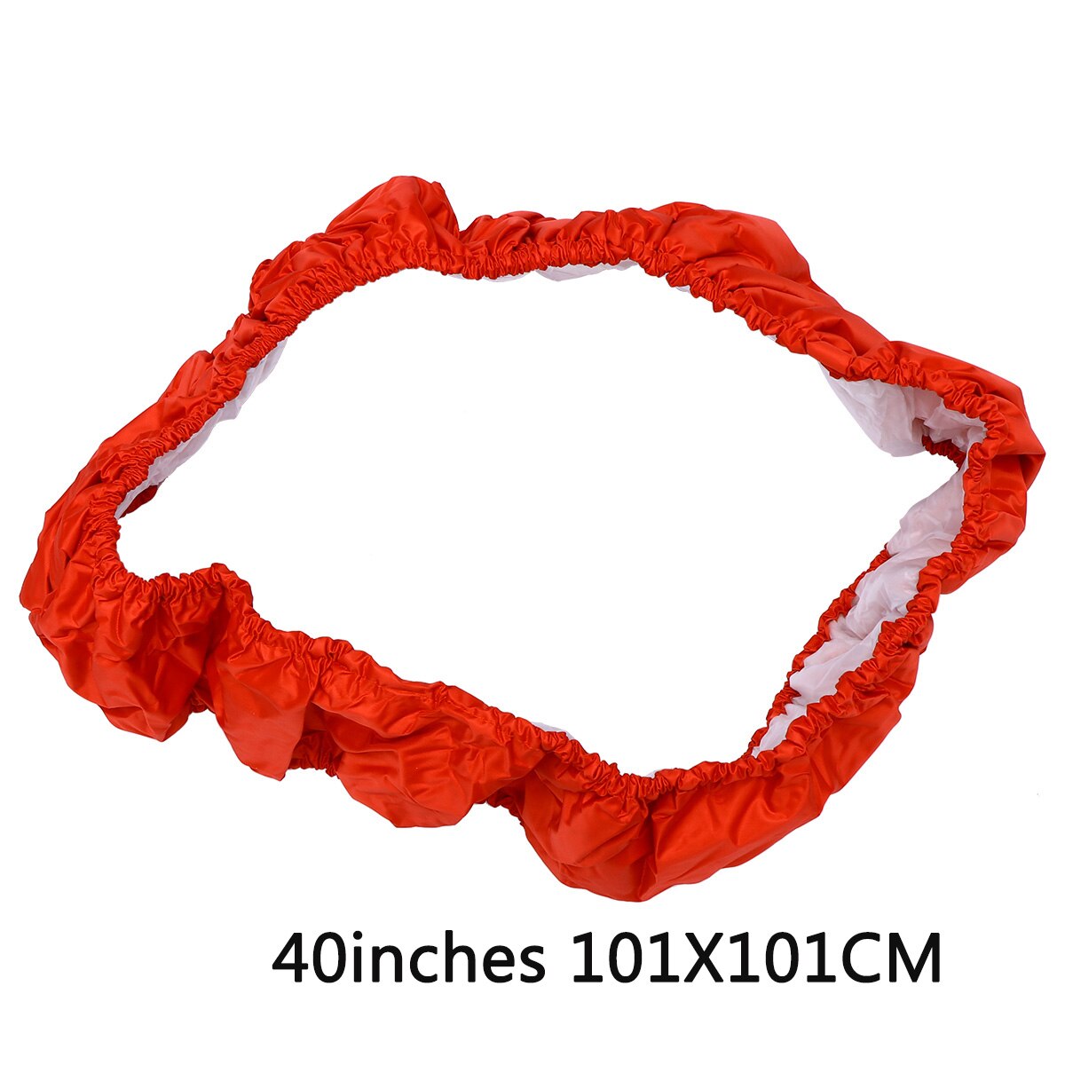 Cubierta de borde de esponja para cama elástica redonda, trampolín de repuesto de cama elástica redonda, azul, 38/40/48 pulgadas, 1 ud.: Red 40inches