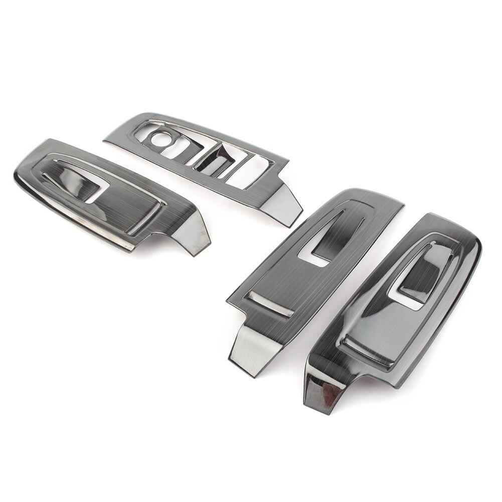 Voor subaru forester roestvrijstalen interieur raamschakelaarpaneelbekleding autostylingaccessoires