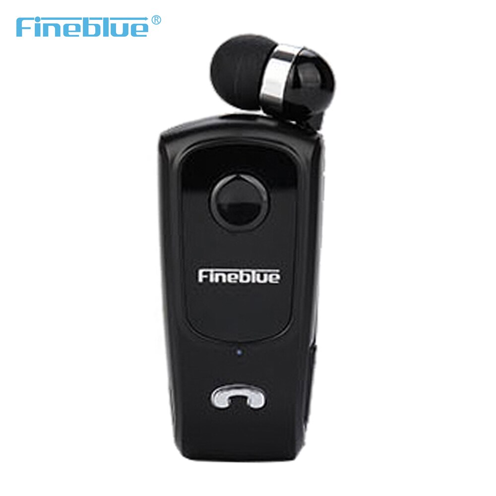 Original FineBlue F920 Versenkbare Drahtlose Bluetooth Headset Kopfhörer Freihändiger Stereo Kopfhörer Clip Mic Anruf Tragbaren: No box Black