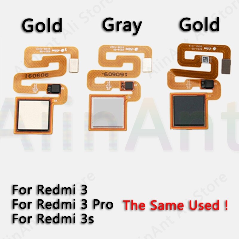 Cable flexible Original para Xiaomi Redmi Note 3 3s Pro, Sensor de huella dactilar, botón de inicio trasero