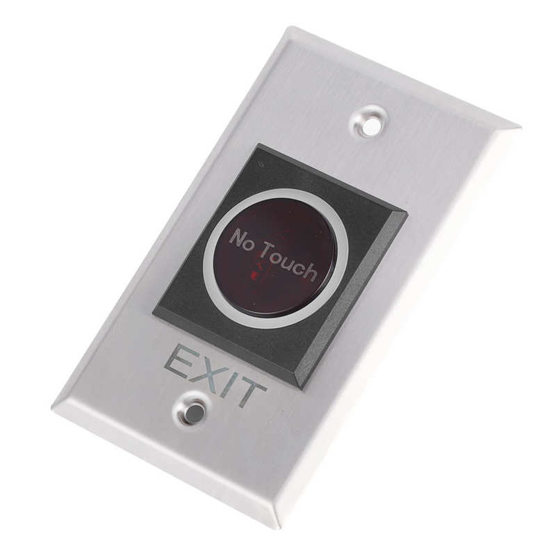 Door Accessories Infrared Sensor Switch Non-Touch LED Backlight Button Access Control System DC12V Door Access Control