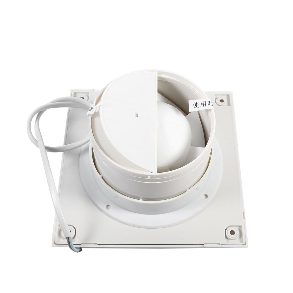 Geen Lawaai 220V 4Inch Ventilatie Uitlaat Afzuigkap Geschikt Voor Badkamer Wc Keuken Raam Muur Gemonteerd