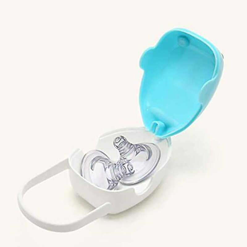 Baby Pacifier Storage Box Cute Whale Shape Kids Pacifier Nipple Cradle Case Holder Travel Storage Box Pacifier Box