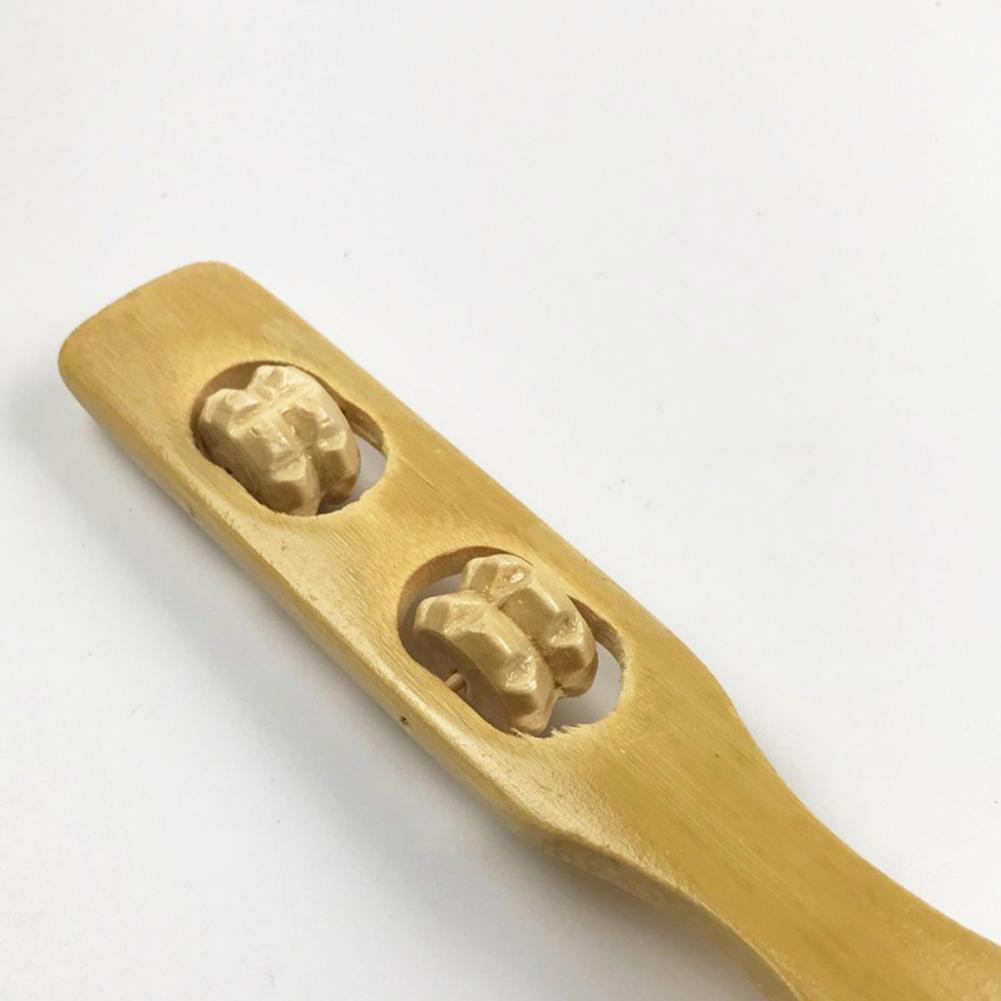 2Pcs/Set Back Scratcher Wear-Resistant Relief Itchy Compact Bamboo Wood Long Backscratcher Body Relaxation Massager for Adult