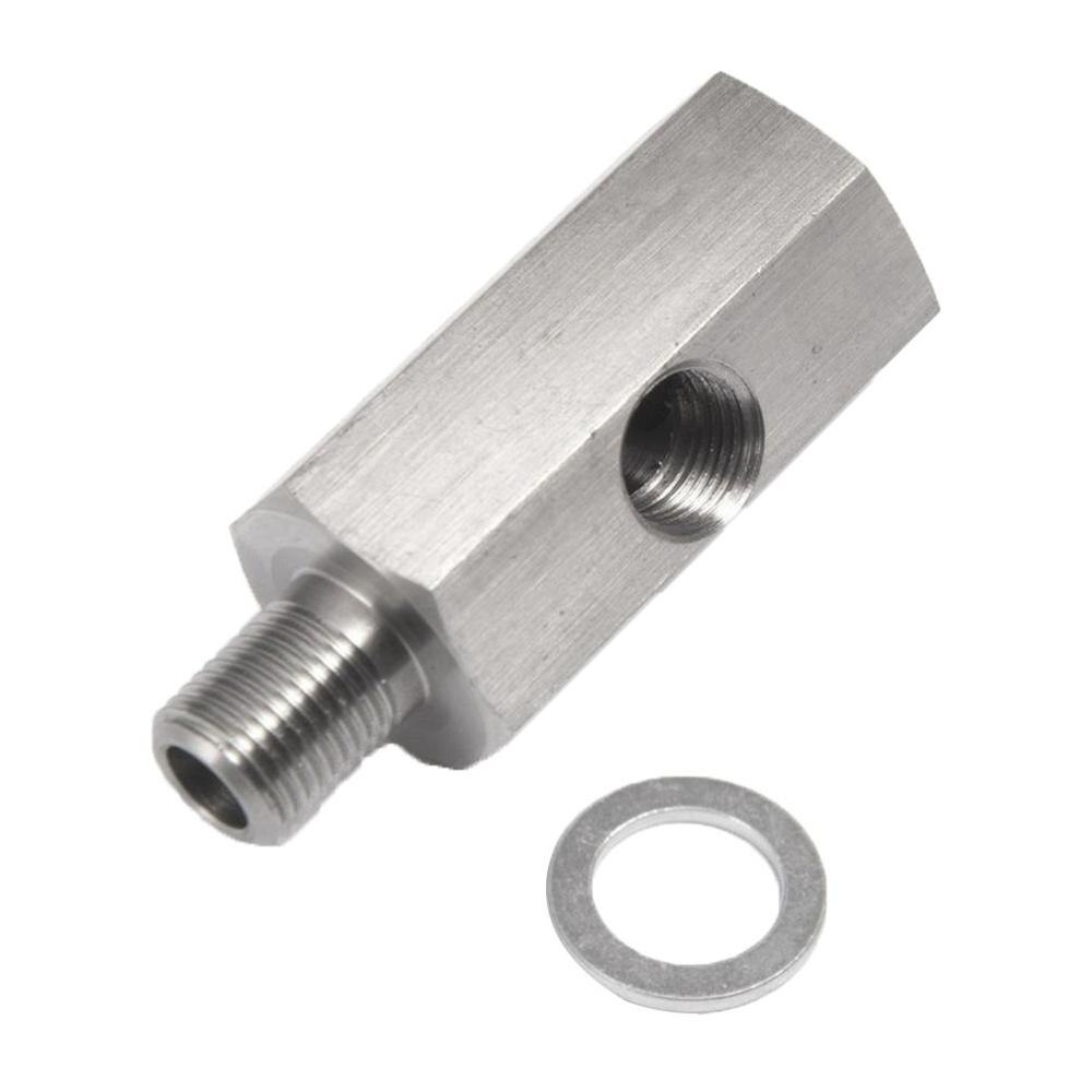 Auto Parts M10 Oil Pressure Sensor Tee Adapter Parts Turbo Supply Line Metric Adapter Oil Pressure Sensor