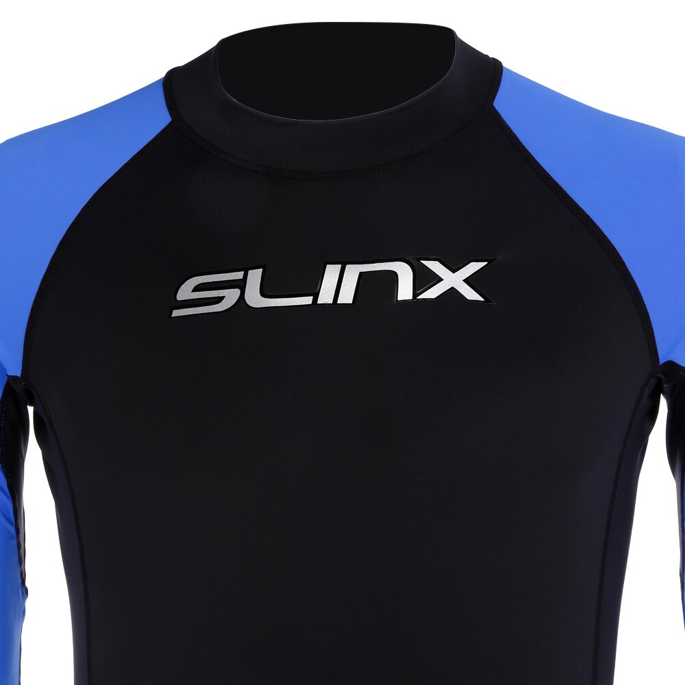 Slinx herre rash guard suit våddragt langærmet solcreme rash guard våddragt med unik hovedbeklædning til huddykning surfing svømning
