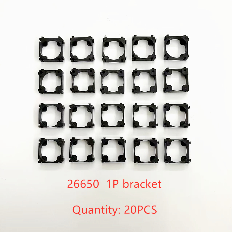 10/20/50PCS 26650 26700 26800 Battery Holder Bracket Lithium battery Plastic bracket fixed bracket DIY battery pack: Blue