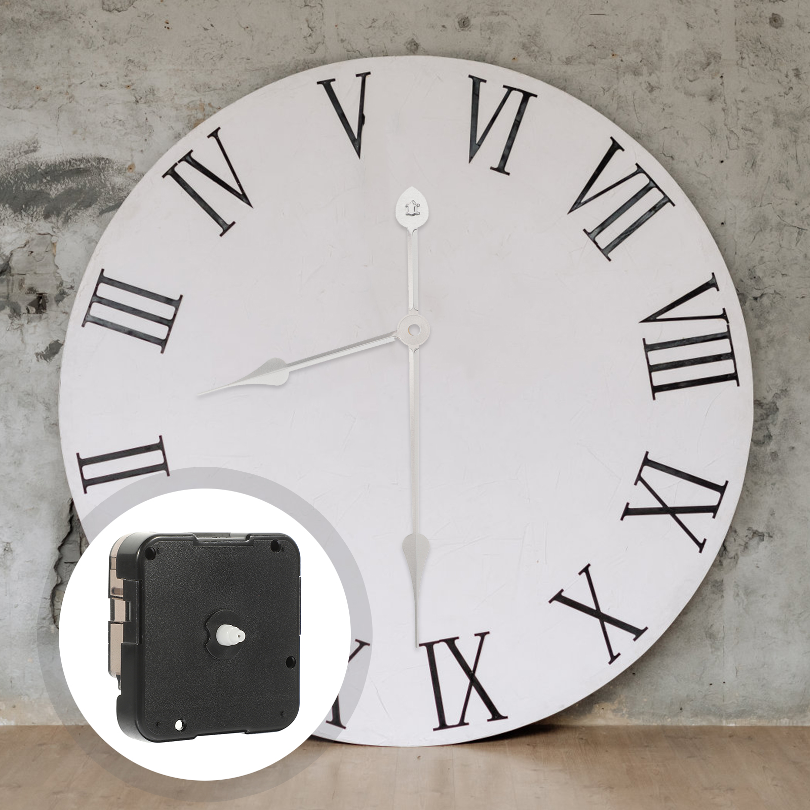 8mm Shaft Quartz Clock Movement Silent Sweep Operated Clock Mechanism Clock DIY Movement Parts Replacement Kit Home Decor Wall